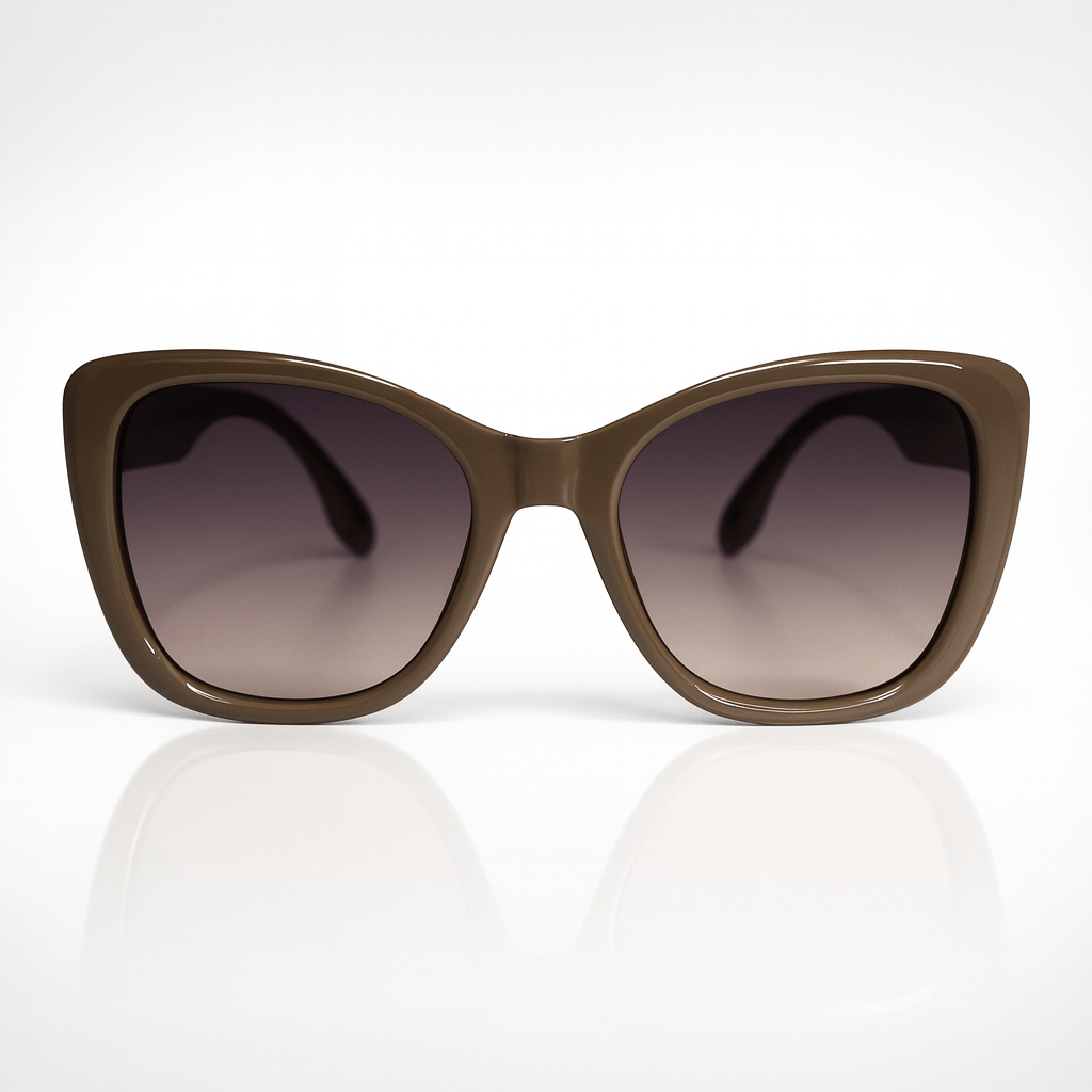 Luxury Oversized Gradient Sunglasses – Elegant Brown Edition