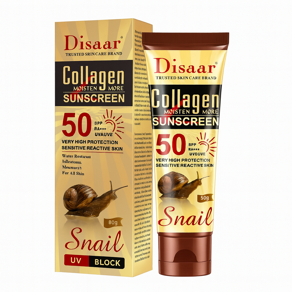 Disaar Collagen Sunscreen SPF 50 PA plus plus plus - 50g