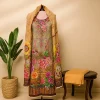 Premium Floral Design Three Piece – Stylish & Comfortable Dress Collection