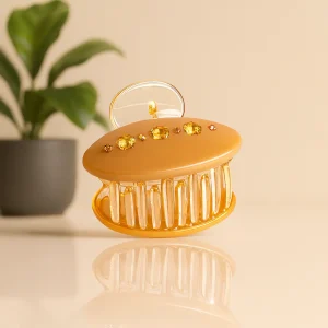 Premium Golden Hair Clip | Stylish Hair Accessory Online