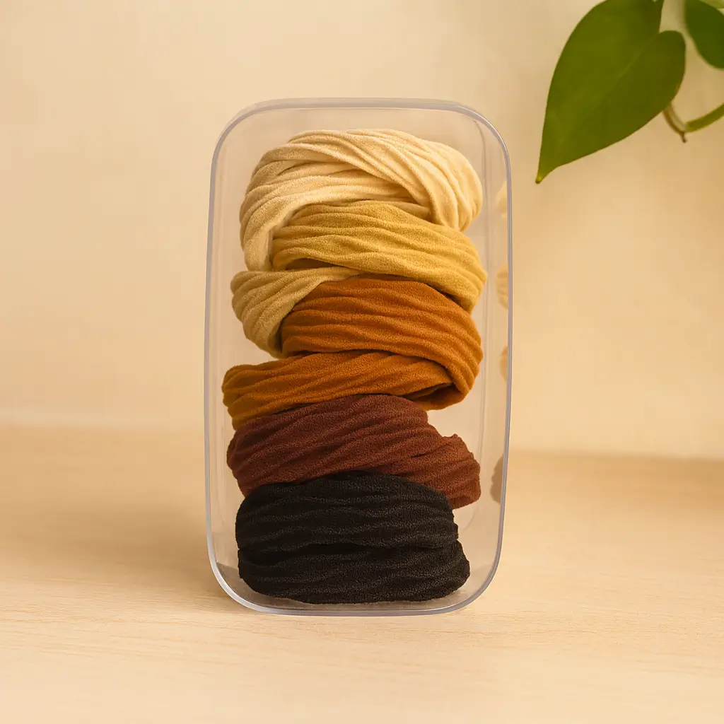 Stylish Hair Bands for Girls | Premium Scrunchie Collection (One Box)